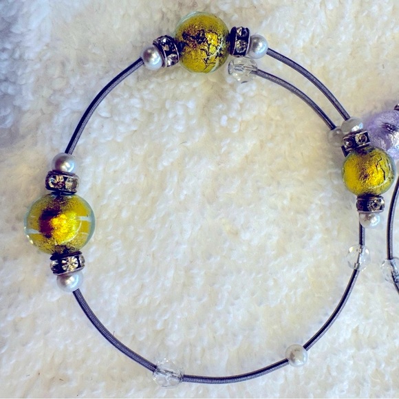 Murano Glass Bead Bracelets Trio - RedEnvelope - Picture 6 of 8